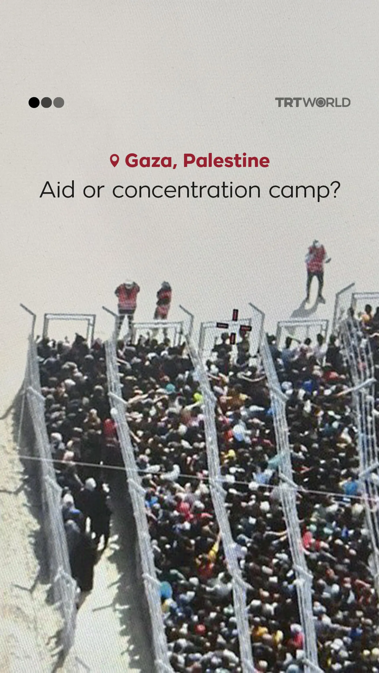 Aid or concentration camp?