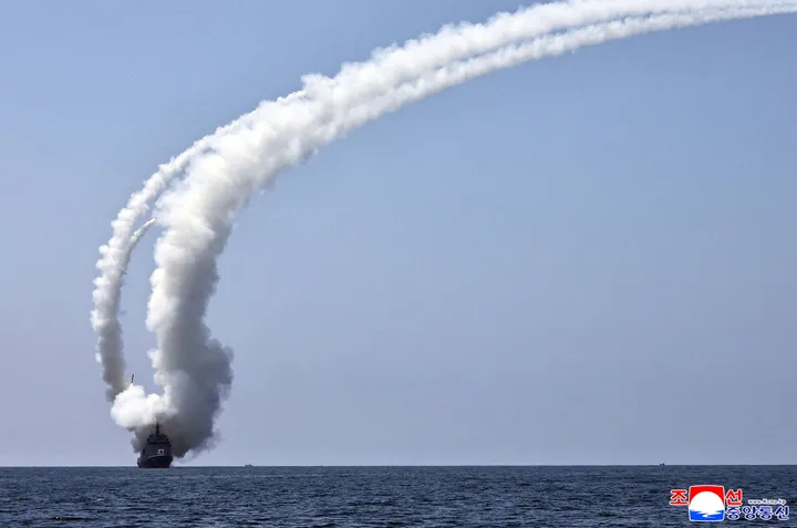 North Korean leader observes strategic weapons tests aboard new naval destroyer
