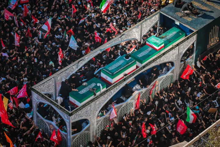 Iran mourners vow revenge as Khamenei is laid to rest in his hometown Mashhad