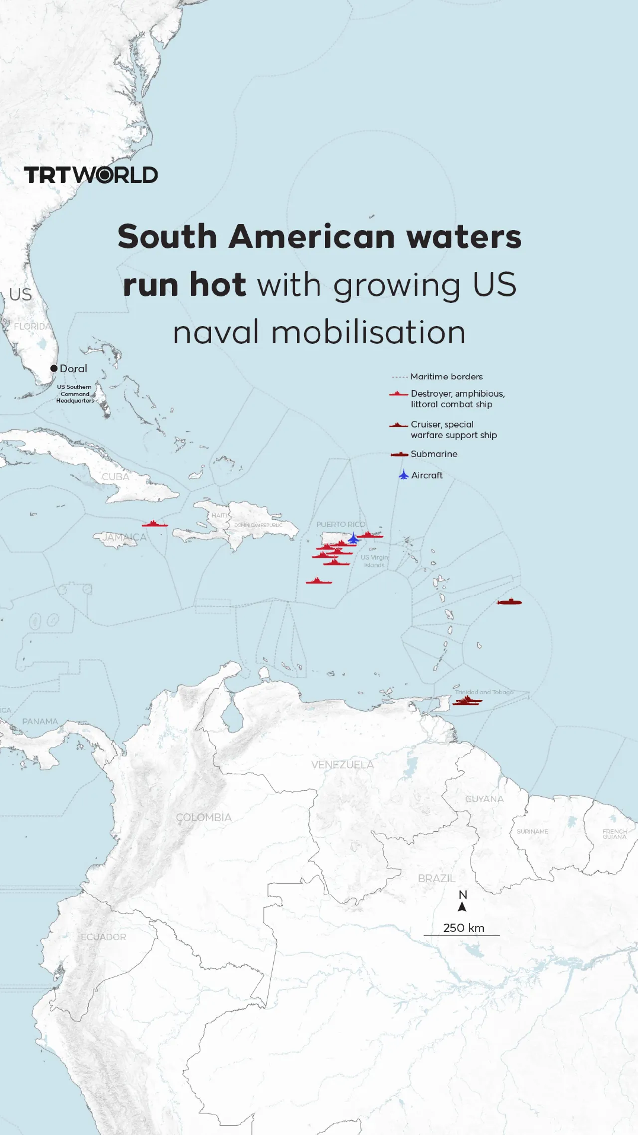 South American waters run hot with growing US naval mobilisation